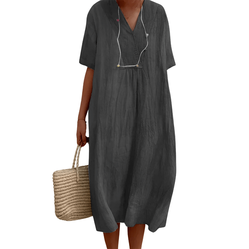 Women's Midi Dress, view 3 - Elena Harper