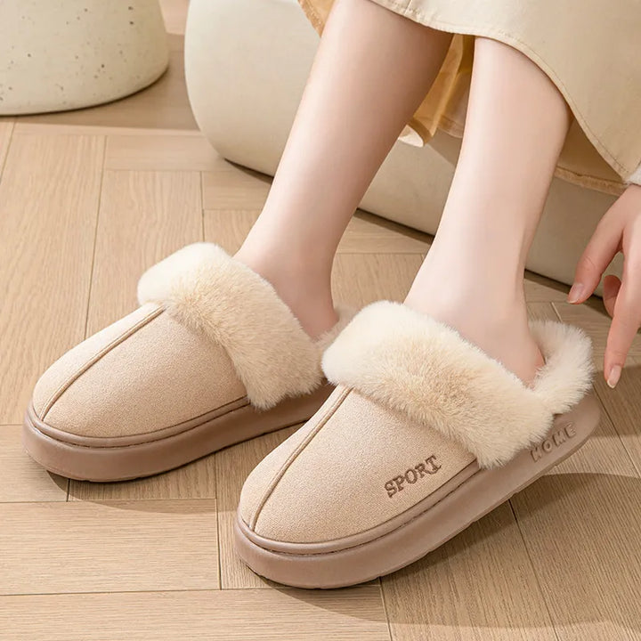 Eva Confort - Women's Slippers with Suede Interior