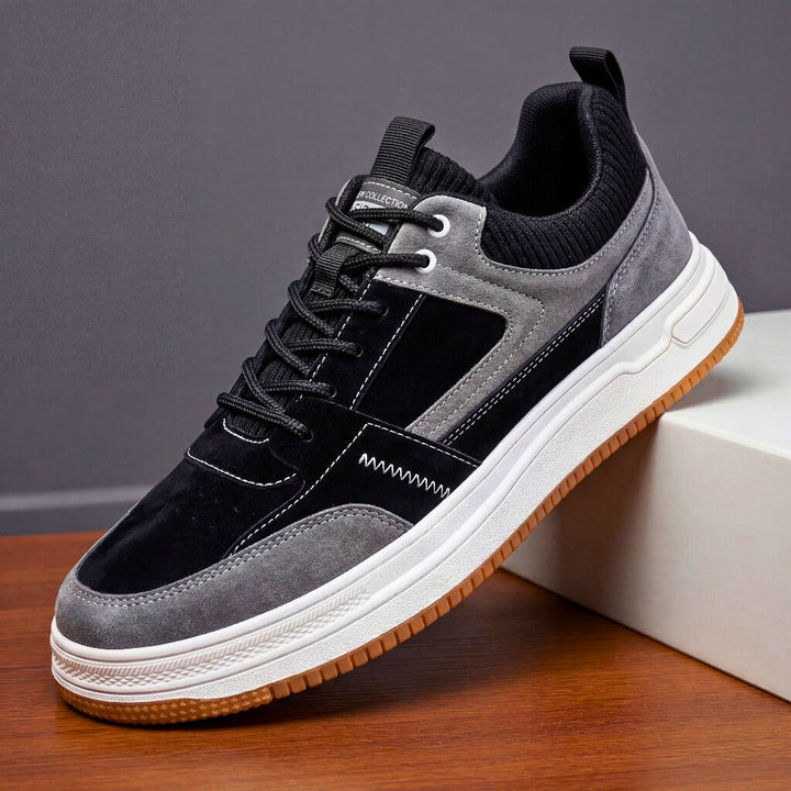 ELENA HARPER™  |  LEATHER SLIP-ON SNEAKERS FOR MEN