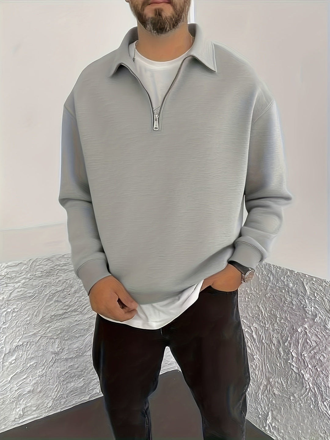 Maxim | Premium Half-Zip Sweatshirt for Comfortable Warmth