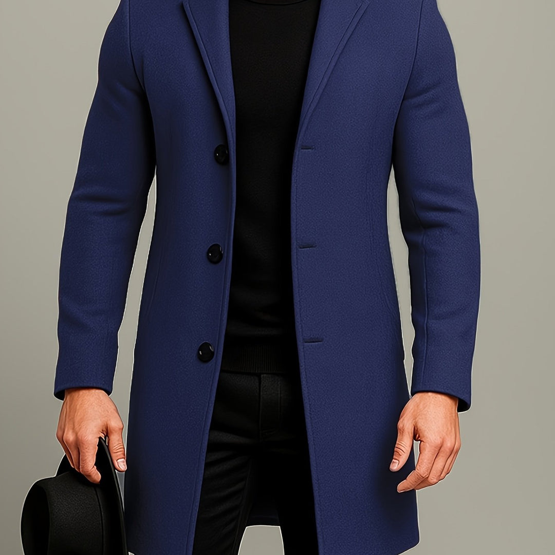 ELENA HARPER™  |  CLASSIC BUTTON COAT FOR MEN