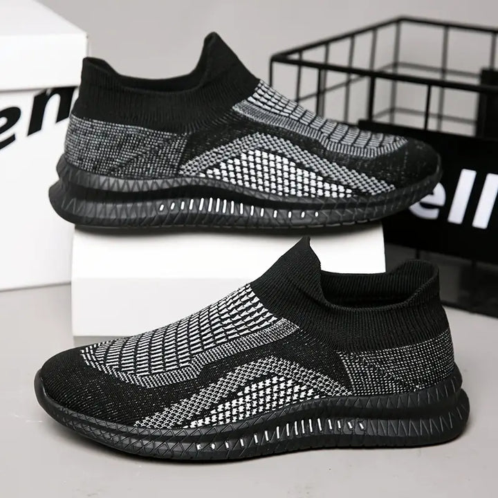 FlexStride Breathable Lightweight Knit Sneakers - Elena Harper
