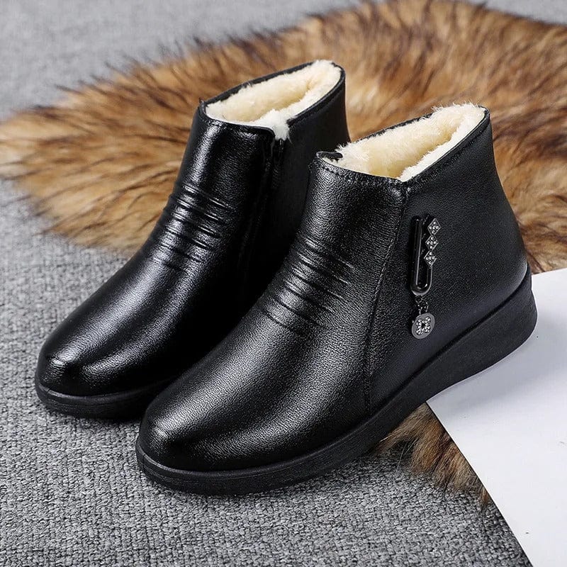 Ashford Versatile Faux Leather Boots - Elena Harper