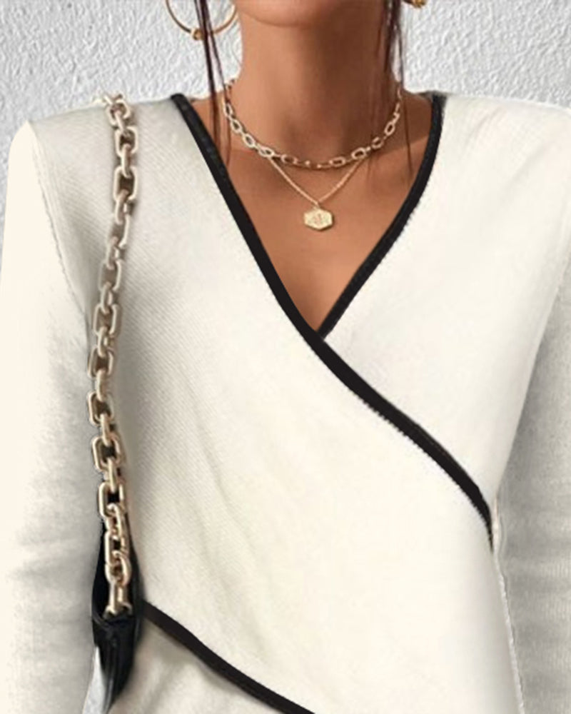 Valentina – Luxe V-neck Sweater