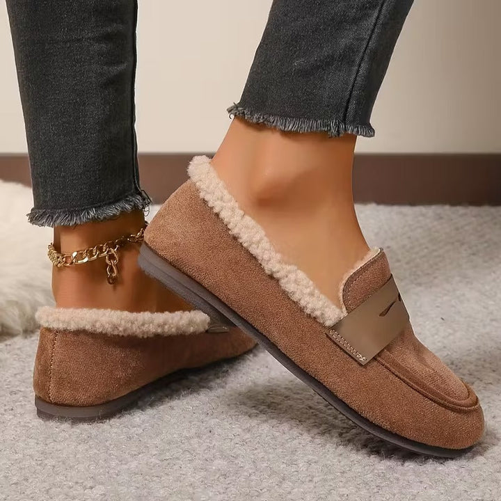 Adley Lined Winter Moccasins, view 7 - Elena Harper