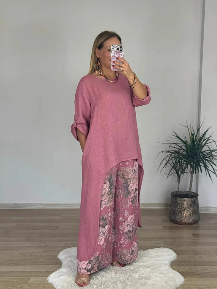 Elowen Boho Tunic & Pants Set, view 5 - Elena Harper