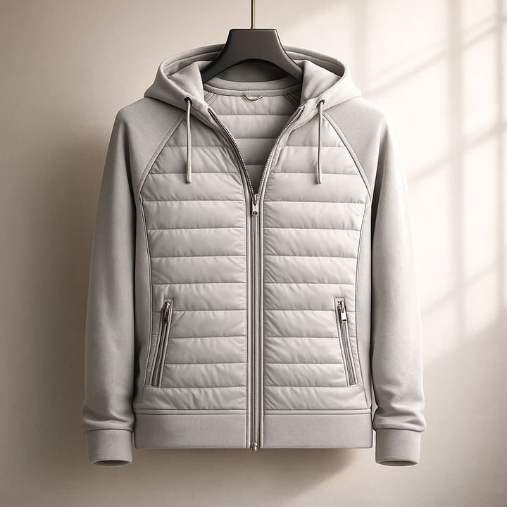 Robert | Modern and Warm Men's Puffer Jacket with Hood