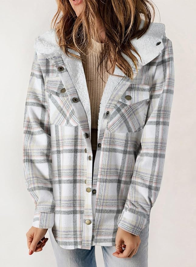 Elvessa | Plaid Flanel Jacket