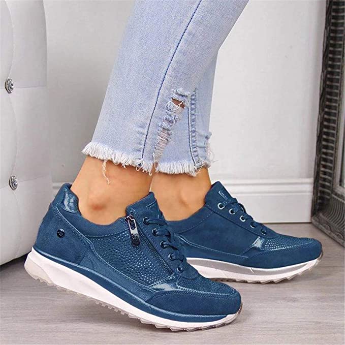 Comfortable women's shoes with arch support and non-slip sole, view 3 - Elena Harper