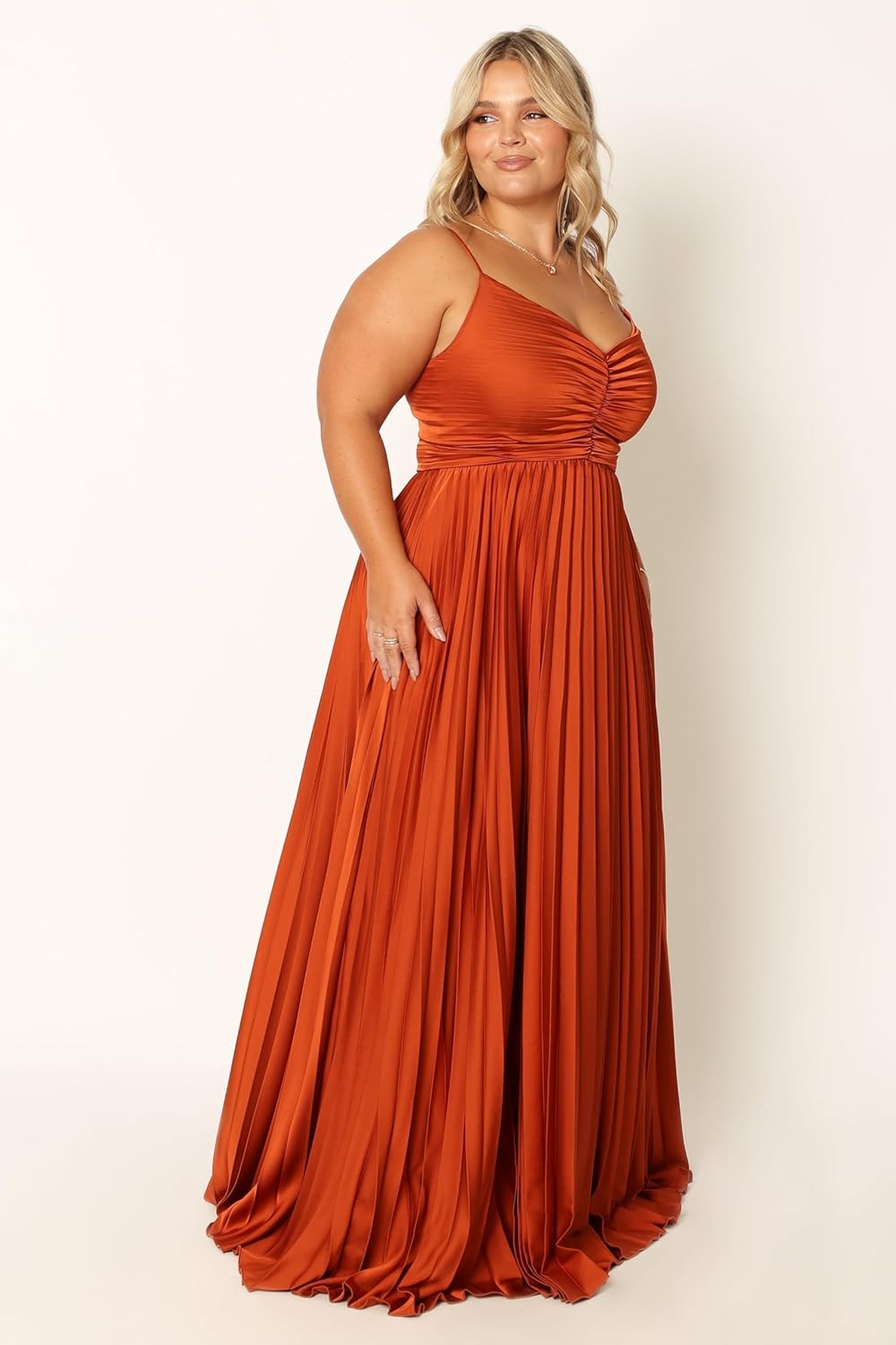 Grant Formal Pleated Midi Dress - Elena Harper