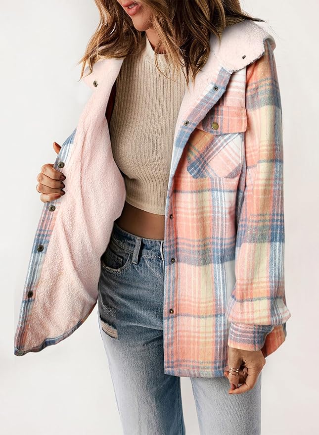 Elvessa | Plaid Flanel Jacket