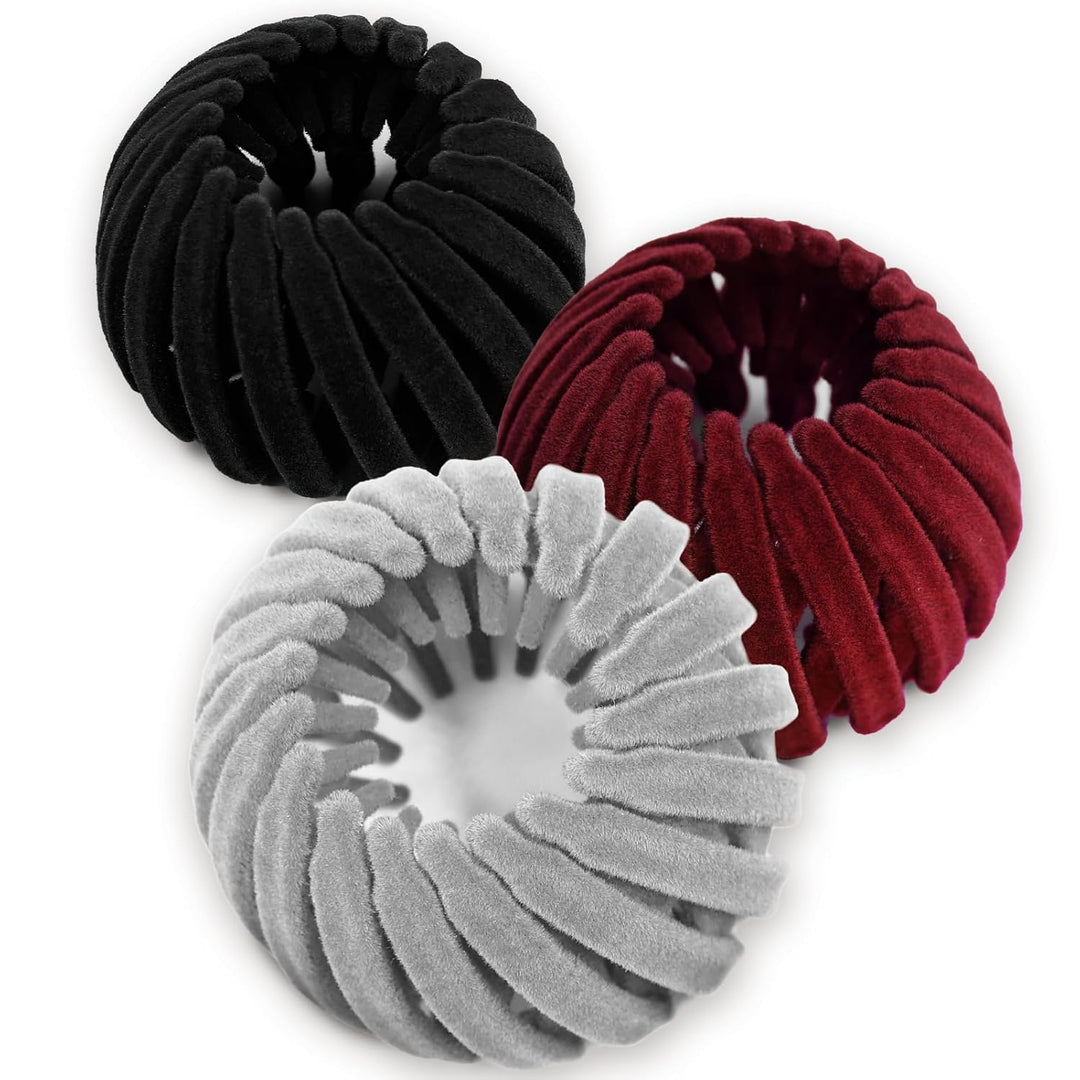 Elegant Bird's Nest Hair Clips - Set of 3
