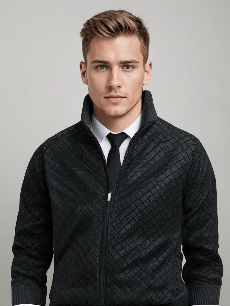 André Zip Pullover Montpellier, view 6 - Elena Harper