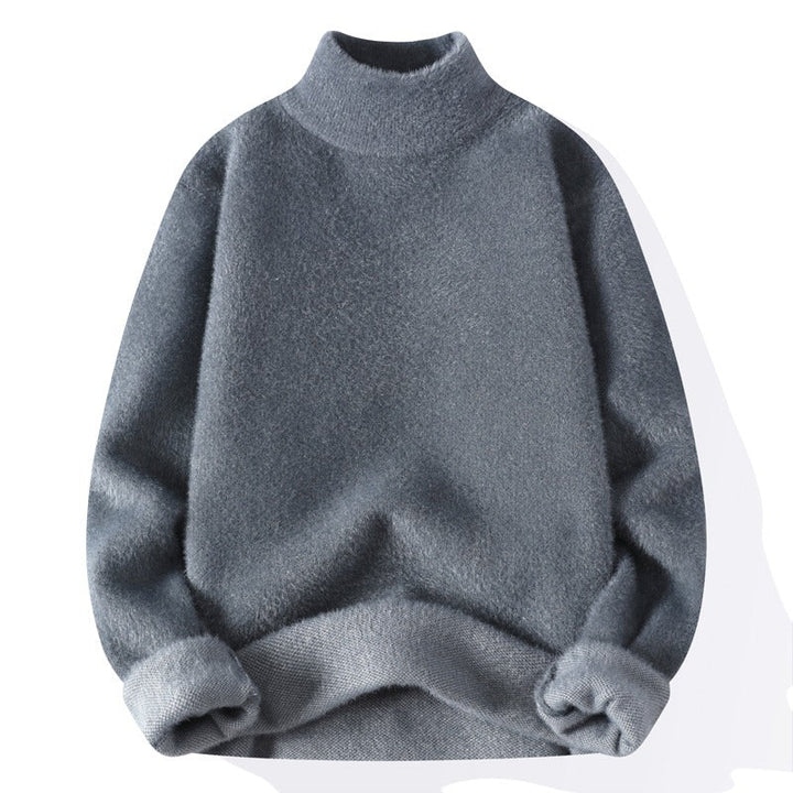 Men's Soft Knit Mock Neck Sweater - Noah