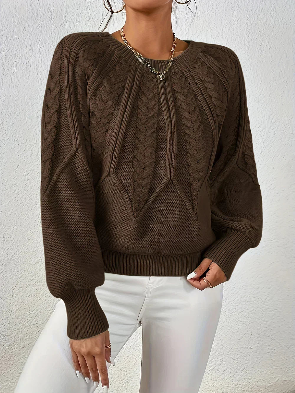 BRIONA Classic Comfort Sweater - Elena Harper