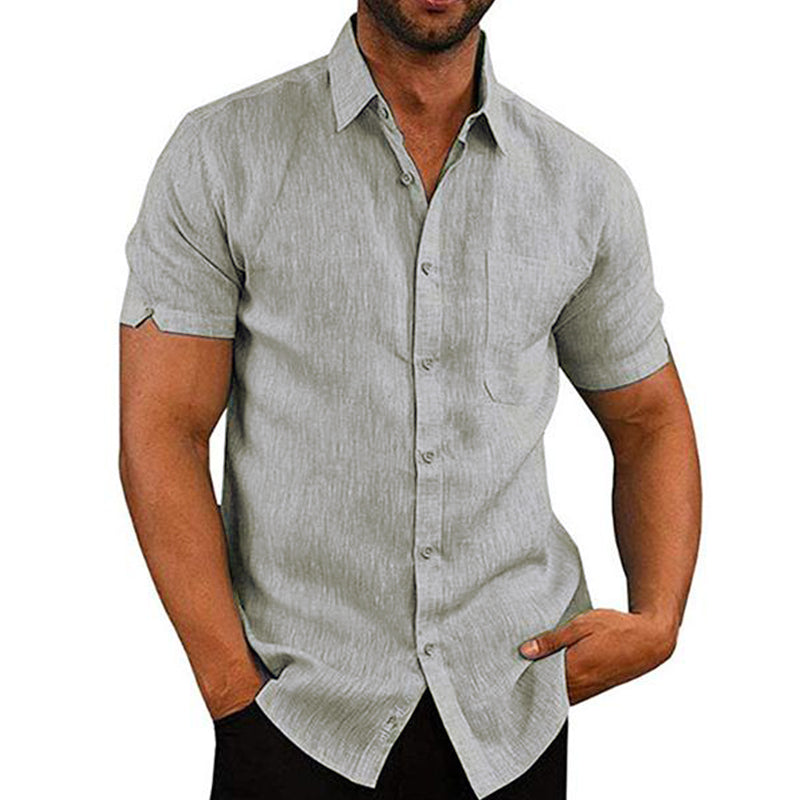 ELENA HARPER™  |  MEN'S LINEN BLEND SHIRT