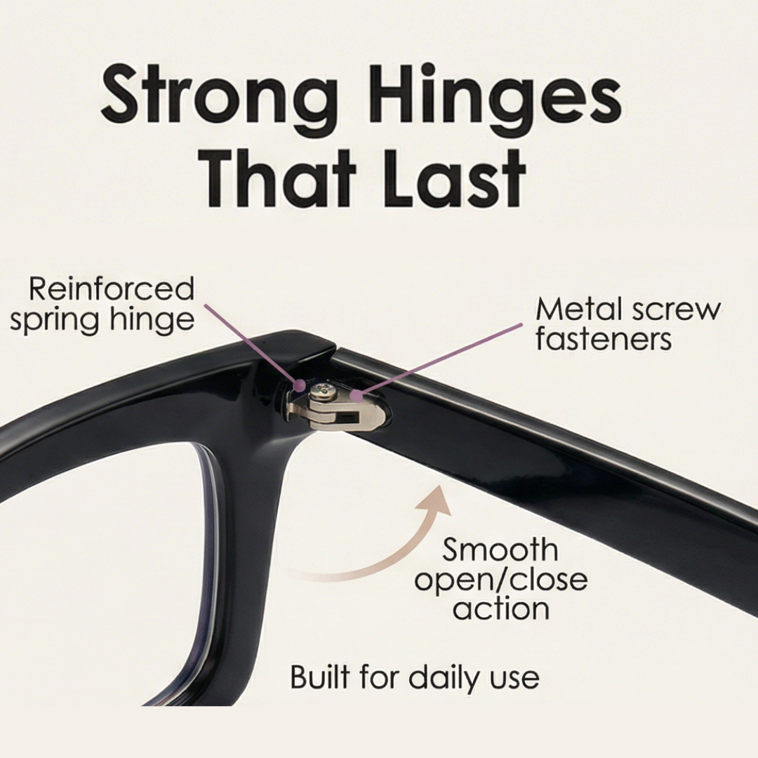Clarisse Stylish Oversized Reading Glasses for Women - Elena Harper