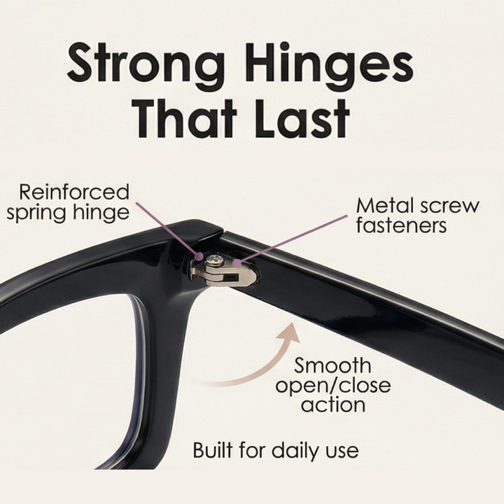 Clarisse Stylish Oversized Reading Glasses for Women - Elena Harper