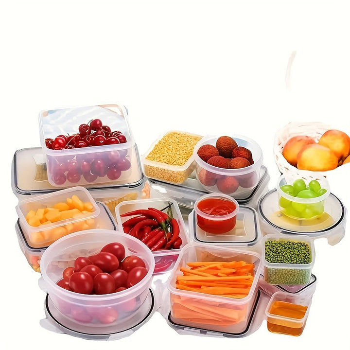 24-Piece Leakproof Food Storage Set With Flip Top Lid, view 5 - Elena Harper
