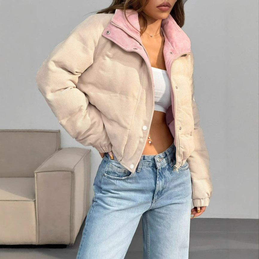 Women's Quilted Effect Jacket - Ilara