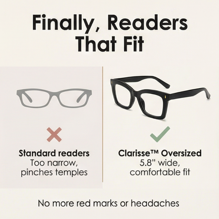 Clarisse – Stylish Oversized Readers for Women