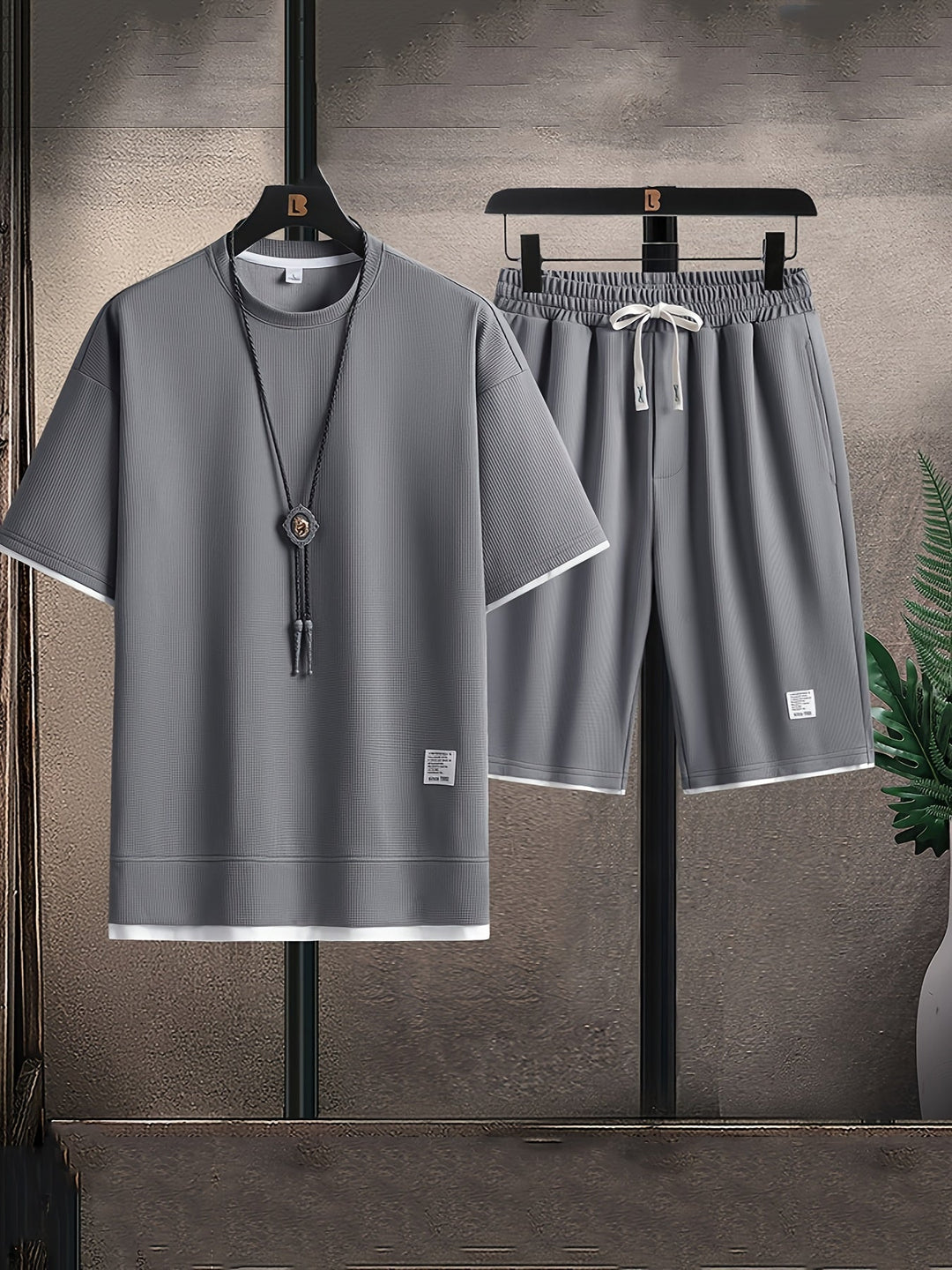 ELENA HARPER™  |  TEXTURED KNIT SET FOR MEN