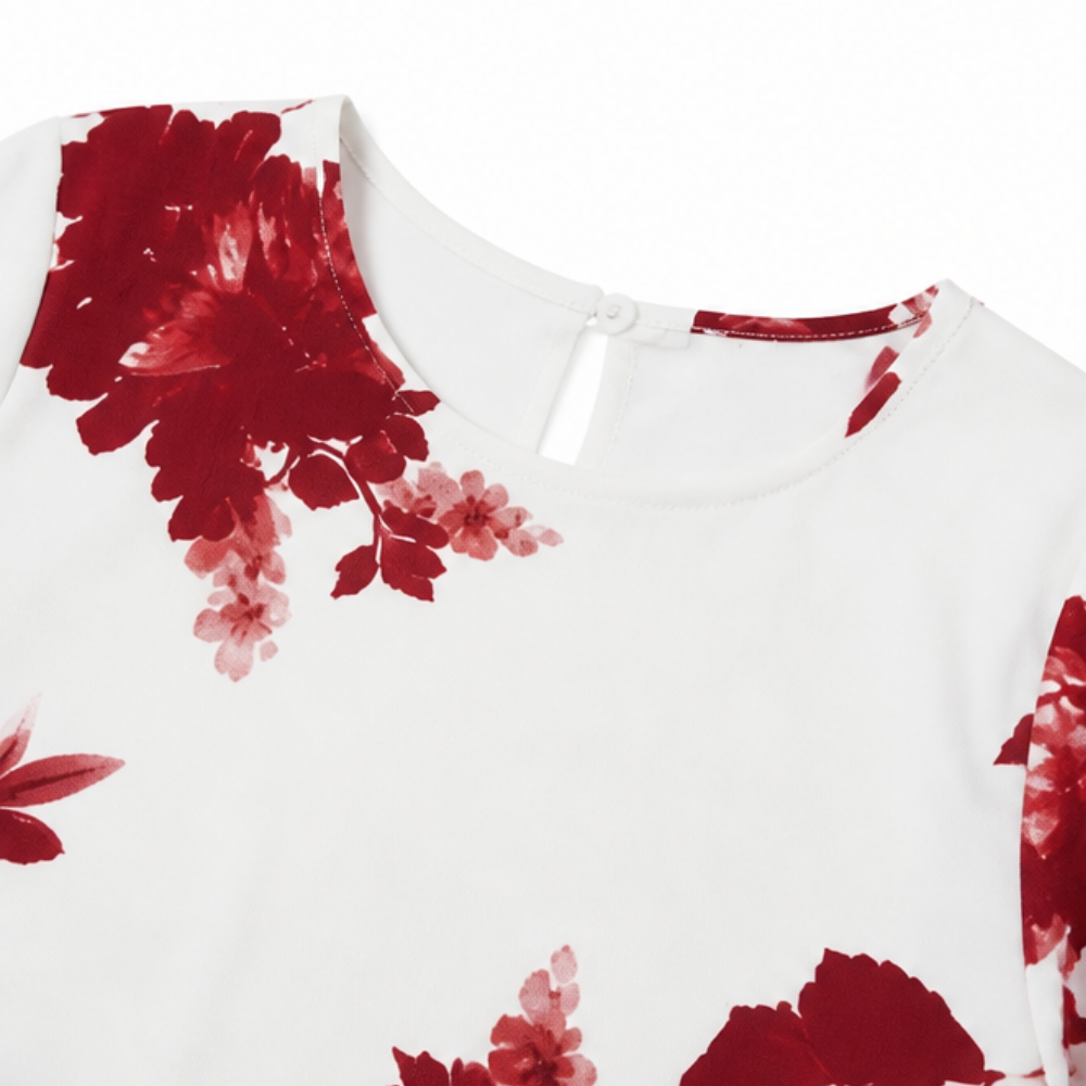 Avery Floral Top & Wide-Leg Pants Set
