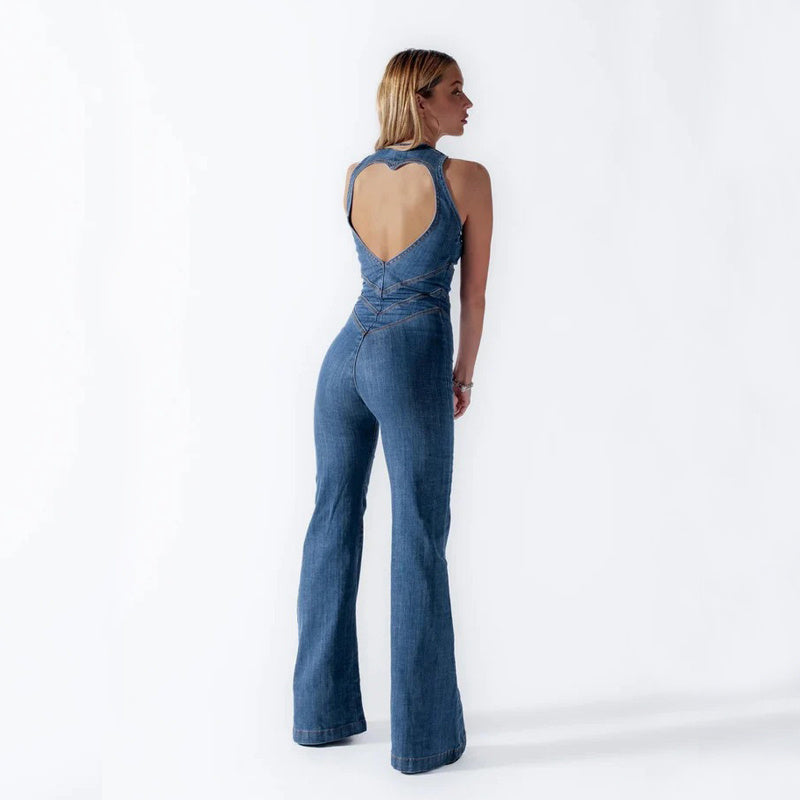 AINA - DENIM JUMPSUIT