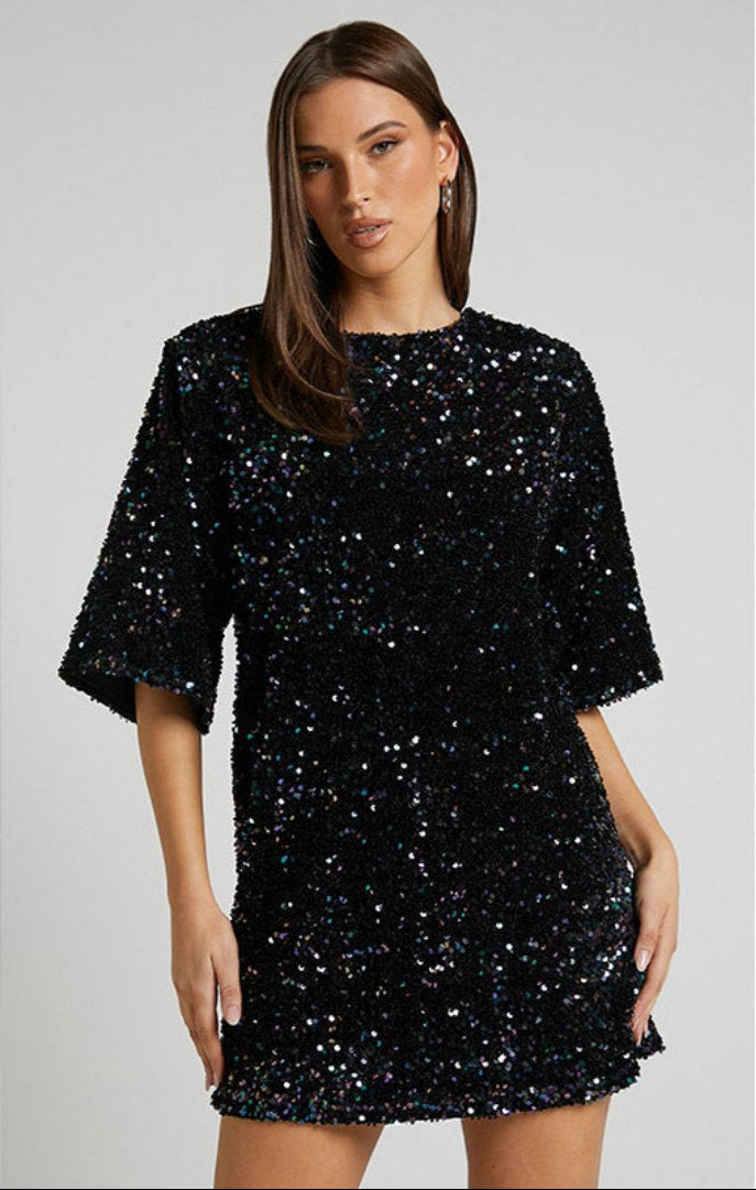Romy – Elegant Sequin Mini Dress