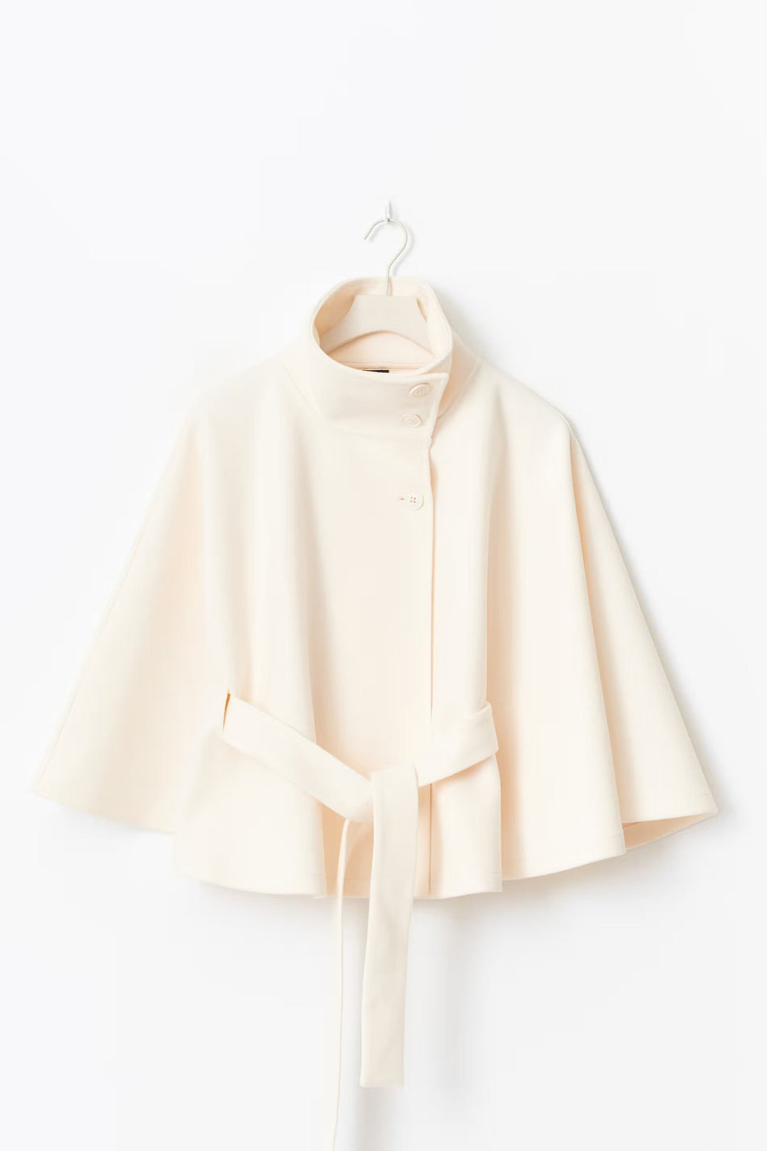 Cape for women Montarello, high collar, belted
