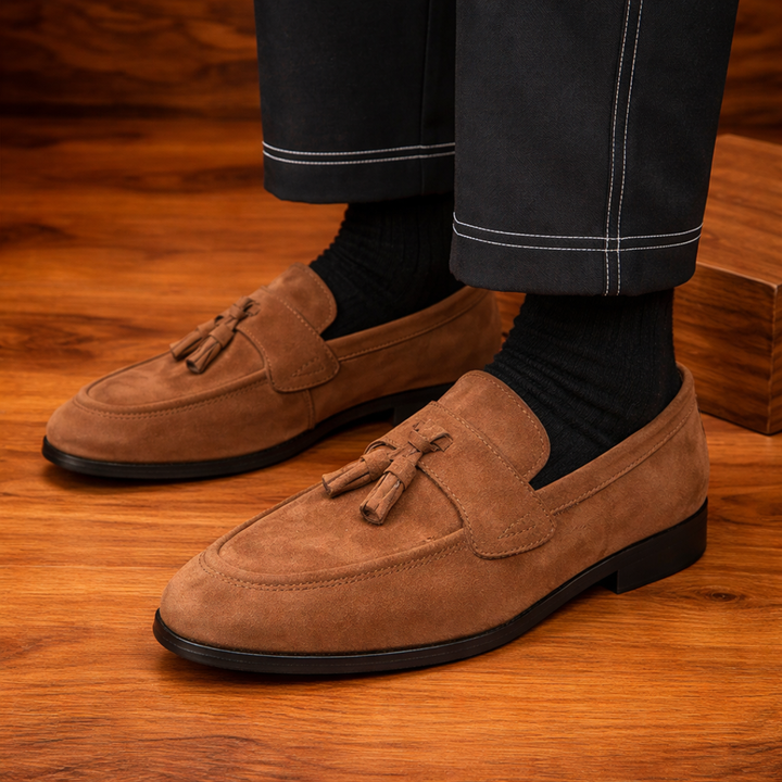Authentic Suede Loafers - Elena Harper