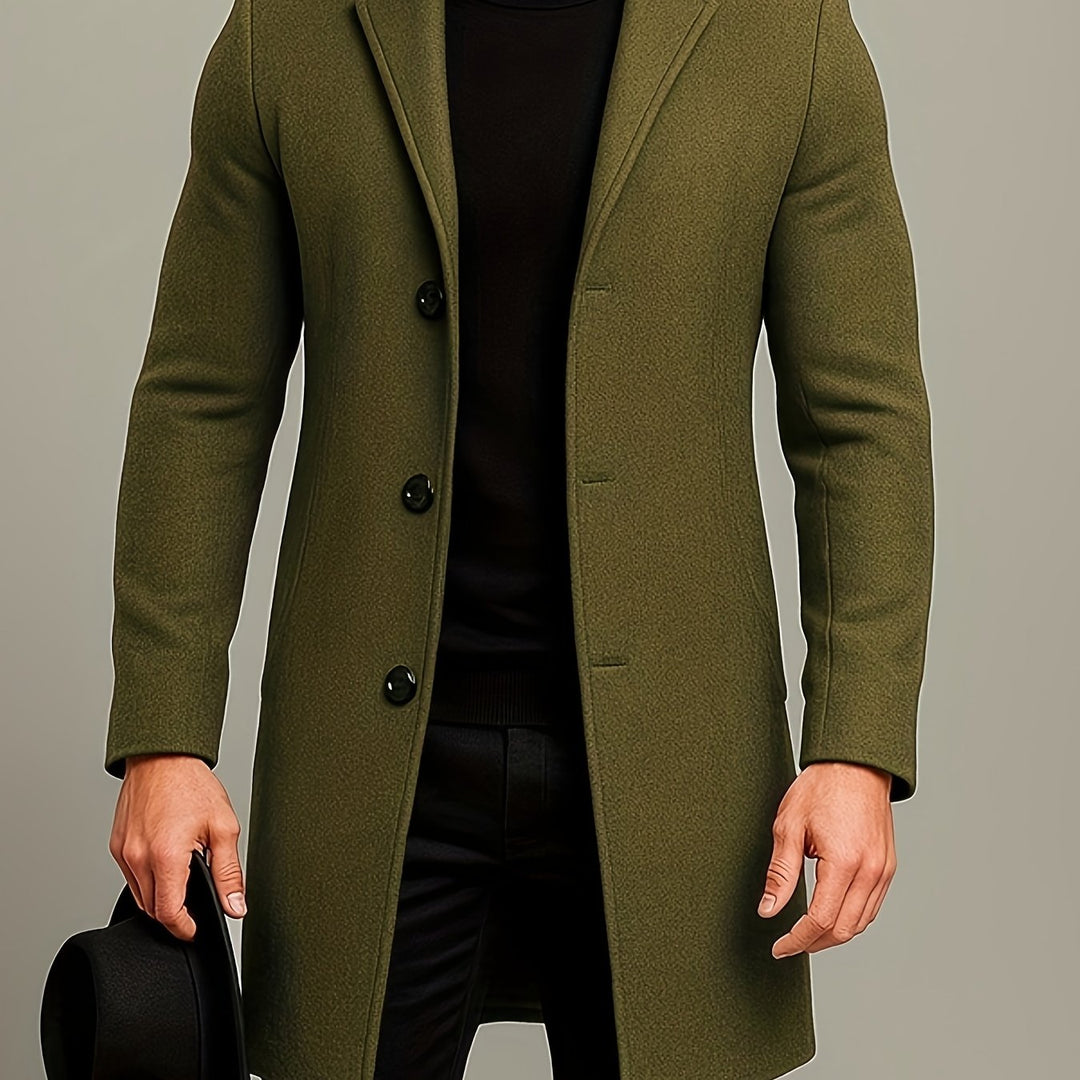 ELENA HARPER™  |  CLASSIC BUTTON COAT FOR MEN