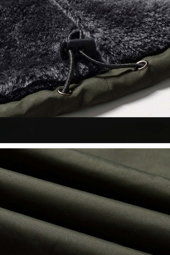 Men's Waterproof Fleece Winter Jacket, view 5 - Elena Harper