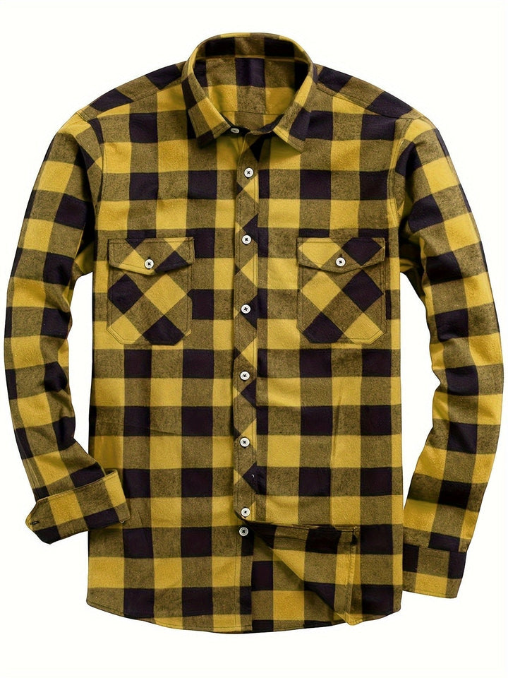 Marius | Classic and Versatile Men's Flannel Shirt in Lumberjack Style