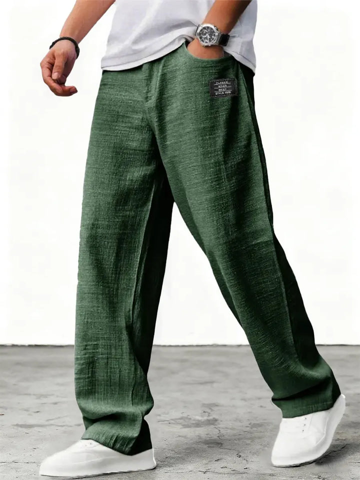 Laurent Monaco Relaxed Pants for Men, view 9 - Elena Harper