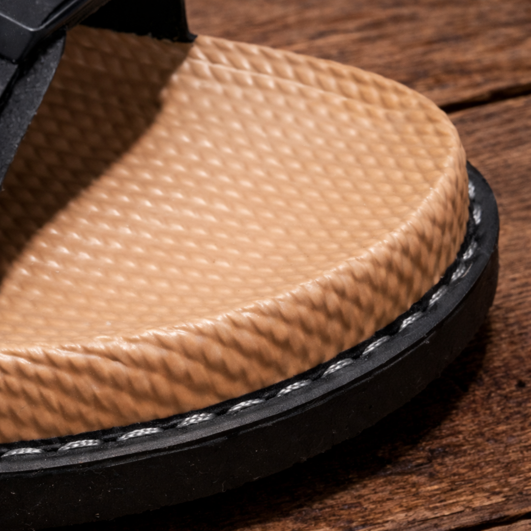 Adjustable Buckle Sandals - Elena Harper