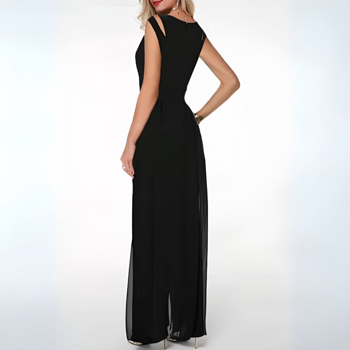Women's Elegant Mikky Sleeveless Wide-Leg Jumpsuit