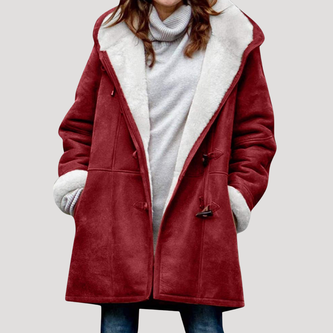 Women's Duffle Coat with Borg Lining