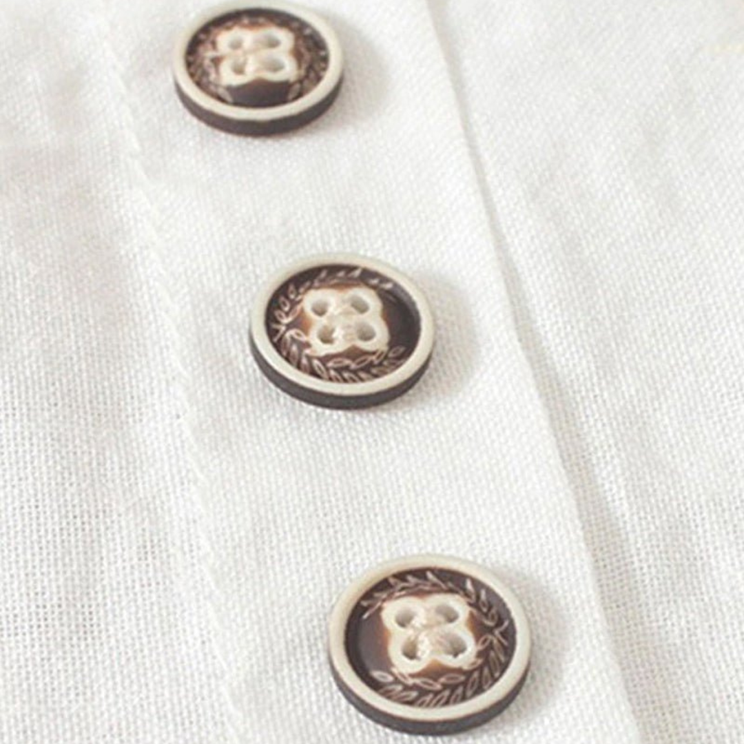 Women's Fluid Buttoned Top for Summer