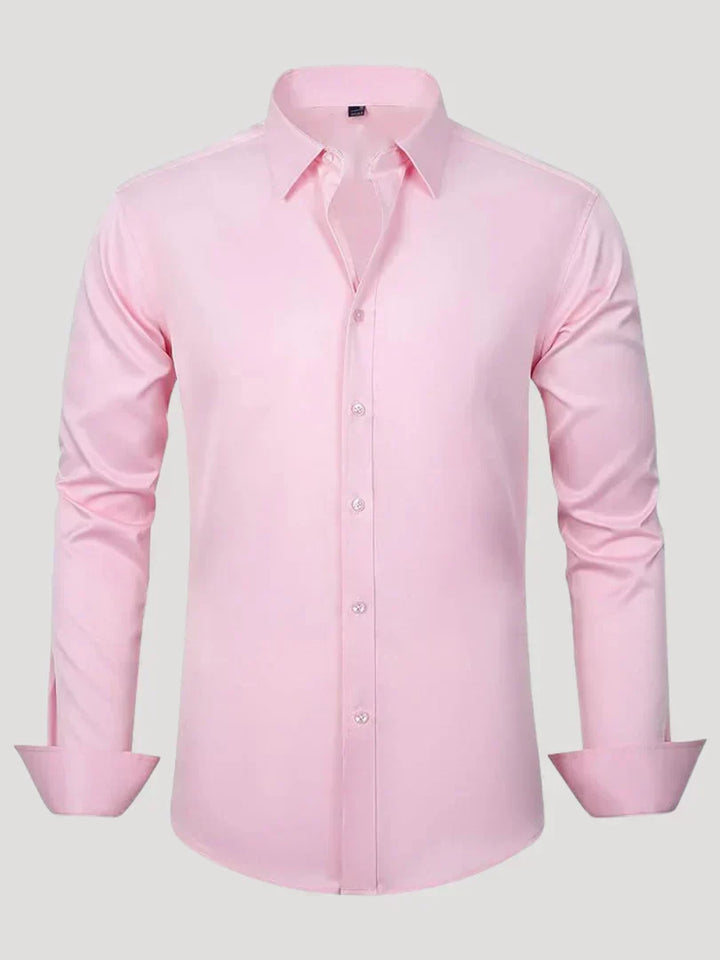 Bordon - Non-Iron Stretch Shirt With Button