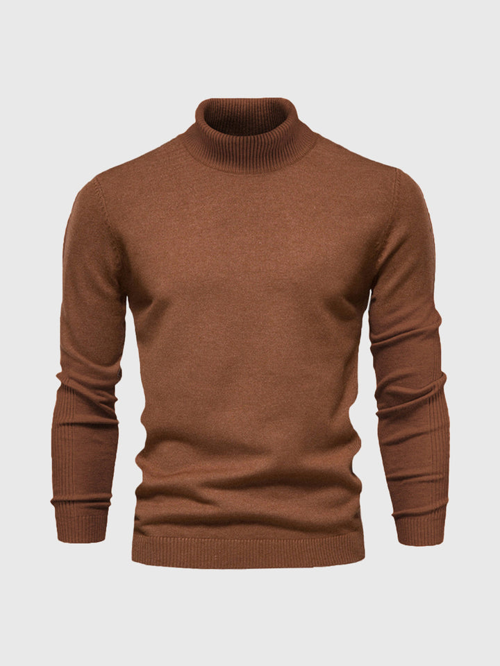 High Neck Polo Sweater