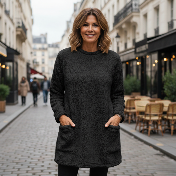 Elise Long Cozy Sweater - Elena Harper