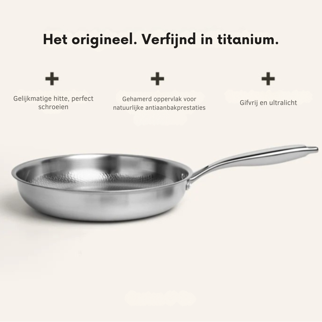 Titanium Cookware Set – Pot, Kitchen Utensils & Chopping Board | Essentials for a Sustainable Kitchen