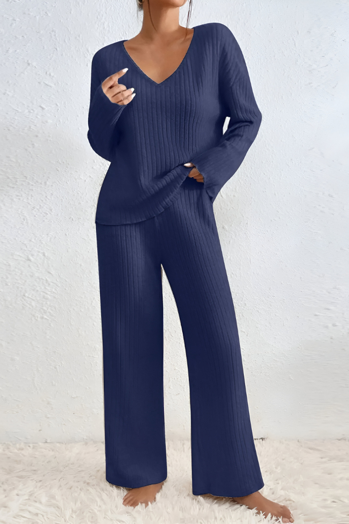 Amaris™ | Soft Ribbed Knit Lounge Set