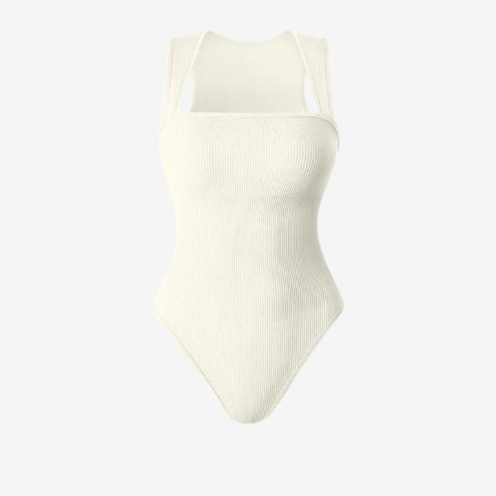 Bodysuit with Square Neckline