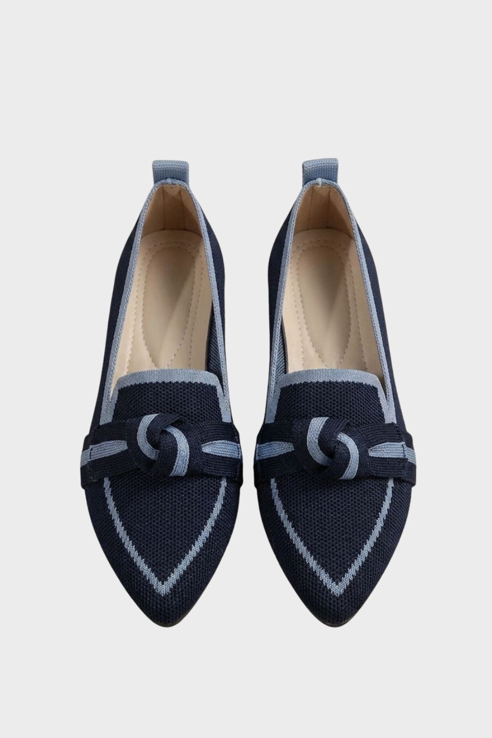 Women's Pointed Loafers | Knit