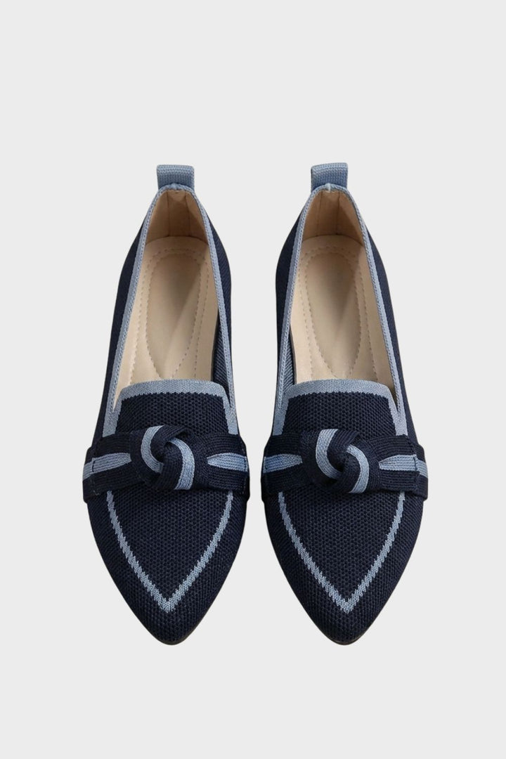 Women's Pointed Loafers | Knit