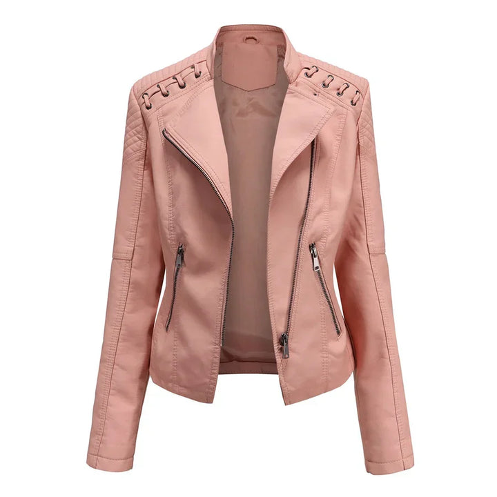 50% Off | Liana™ Stylish Leather Jacket for Women [Last Day Discount]