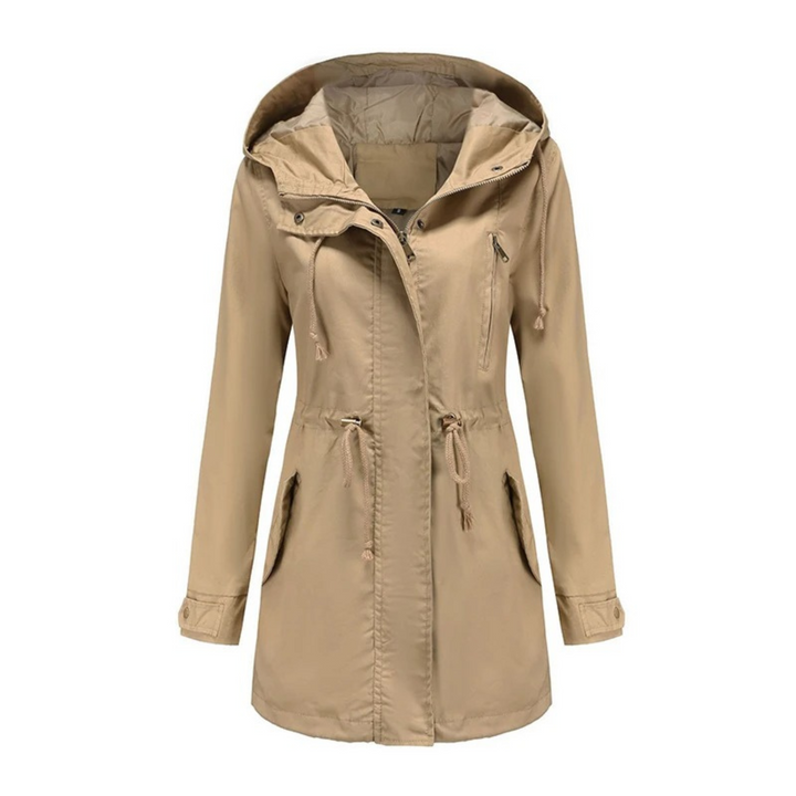 Lightweight and Casual Women's Windbreaker – Comfortable Hooded Jacket