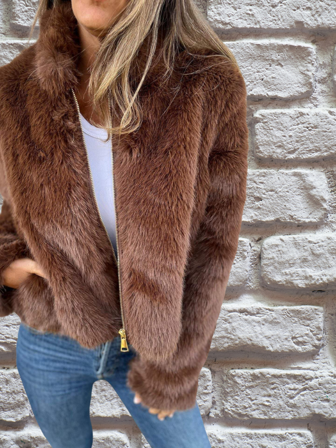 Bella the Luxe Faux Fur Jacket - Elena Harper